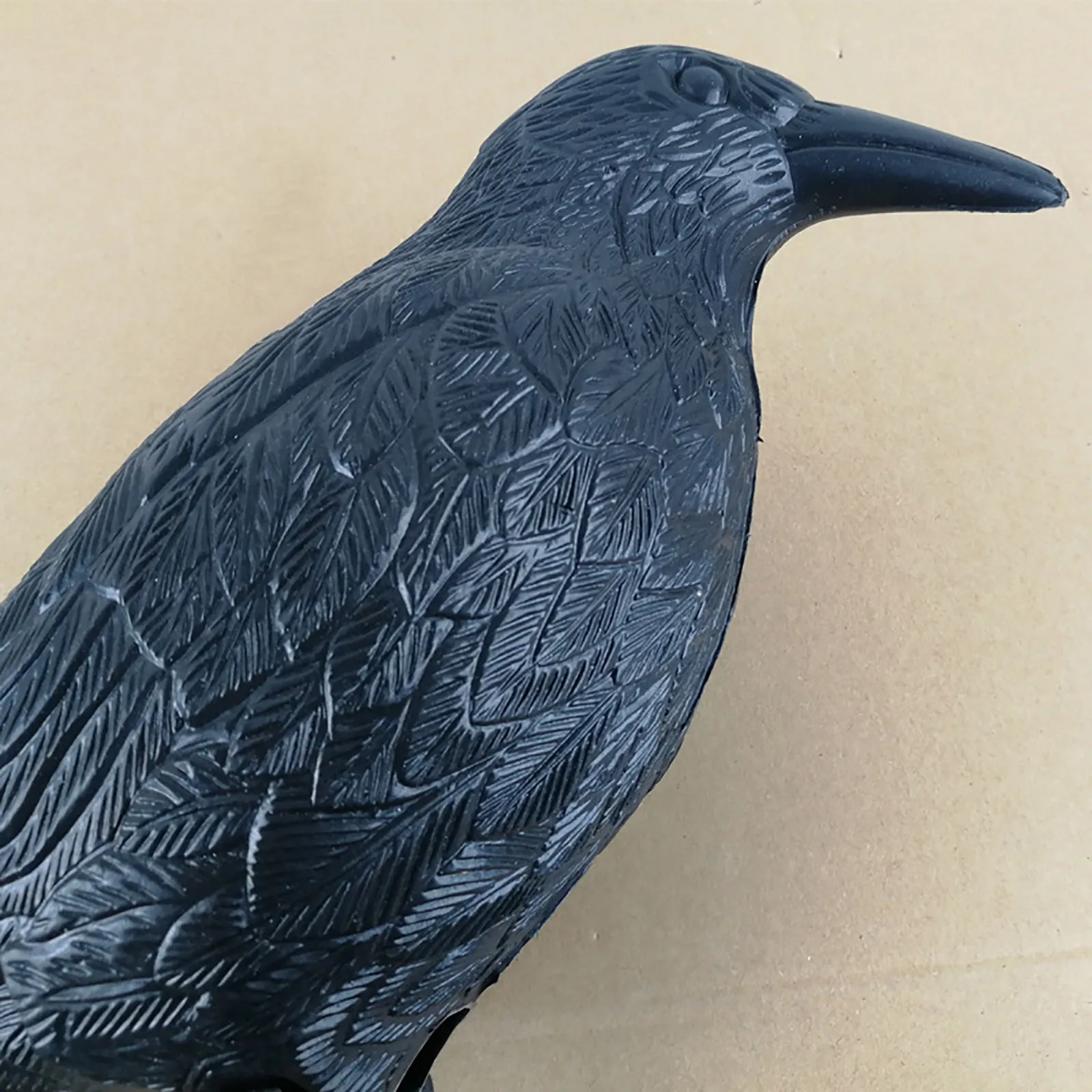 Decoracion Simulation Black Crow Raven Vogelabwehrmittel Schädlingsbekämpfung Taubenabwehr Gartendekoration im Freien