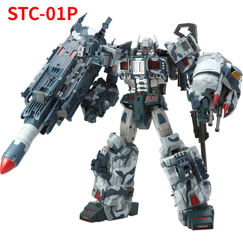 TFC Ice Wolf STC-01P Top Tactical Commander Deformed Toy Robot Handheld National Creative Robot Model