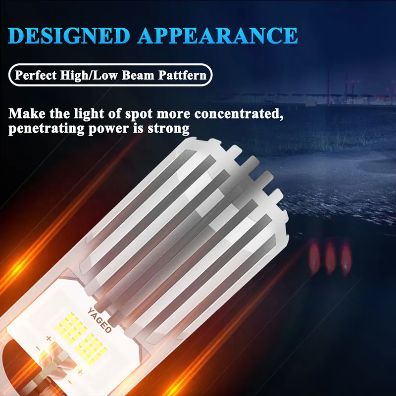 1PCS P15D H4 LED Bulbs Motorcycle LED Headlight High Brightness White High Low Beam Universal Vehicle DRL Driving Fog light