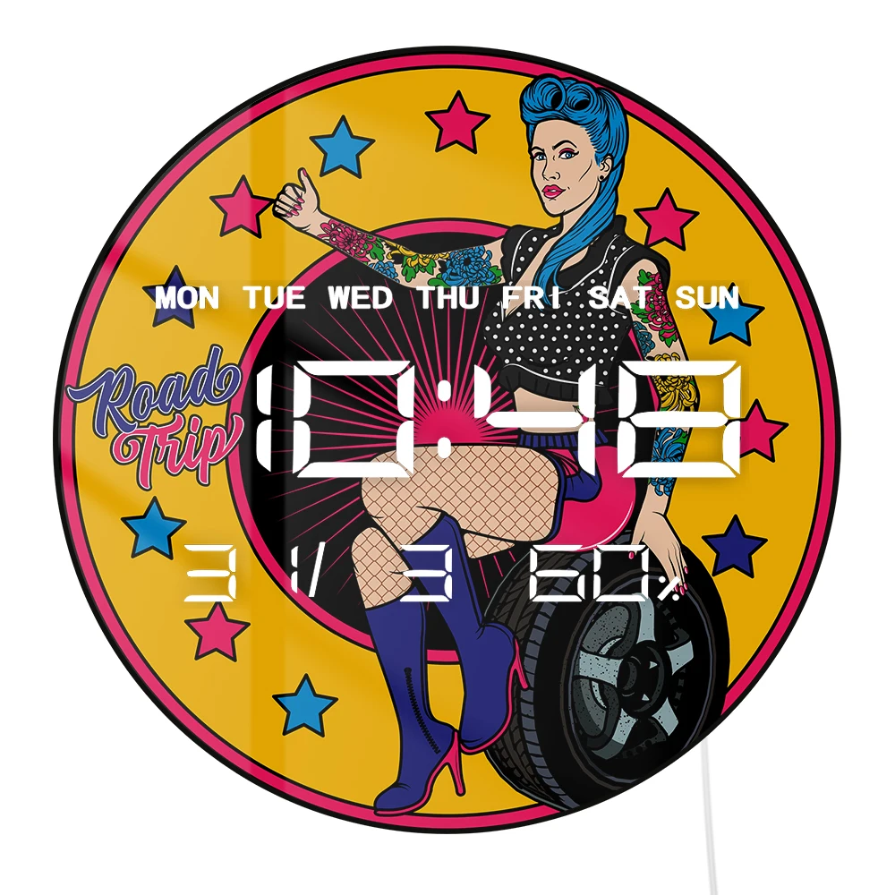 Garage Girl Led Dig…