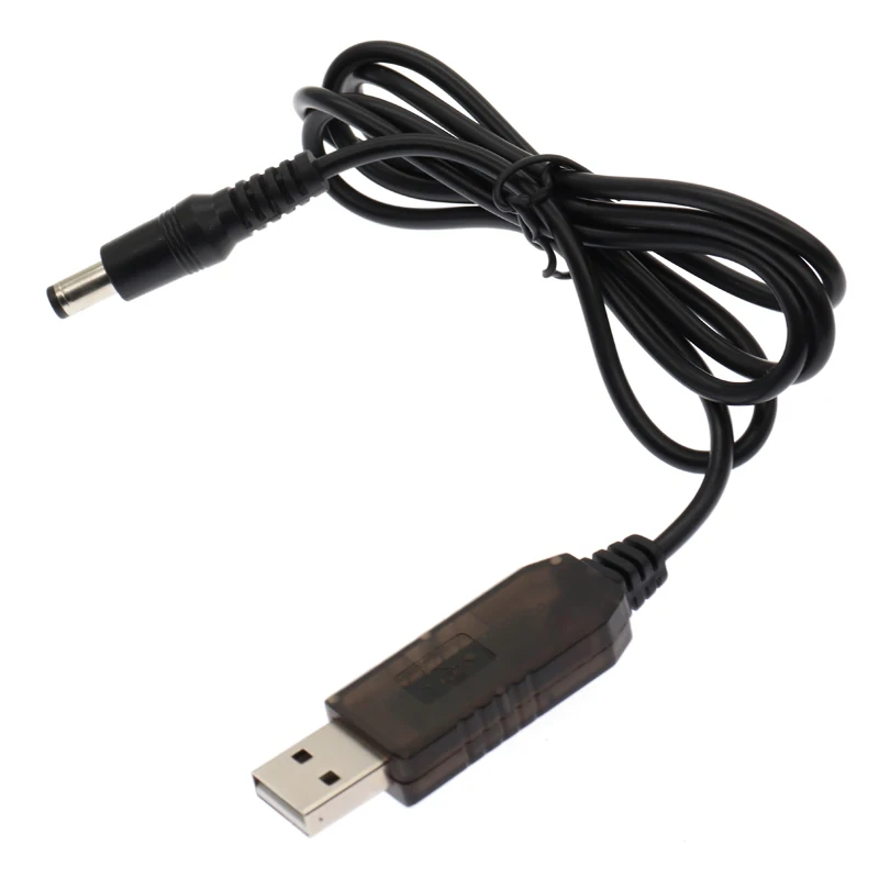 USB Power Boost Line DC 5V To DV 9V / 12V Step Up Module 1M USB Converter Adapter Cable 2.1x5.5mm Plug for Arduino WIFI