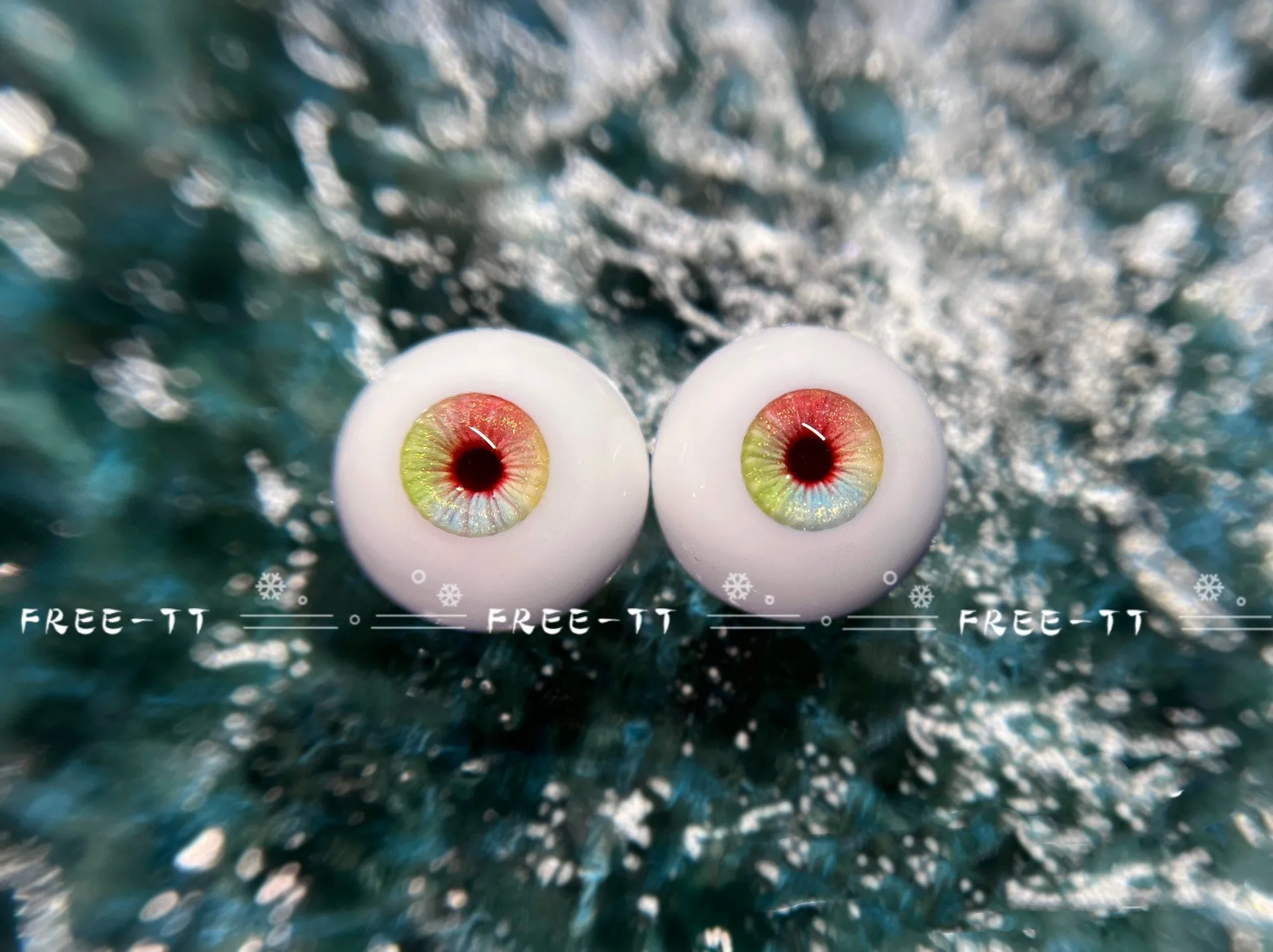 Doll Accessories Resin Eyes Safety Eye “ Mermaid” , Handmade 1/4 1/3 BJD Eyeball Toys Free Shipping