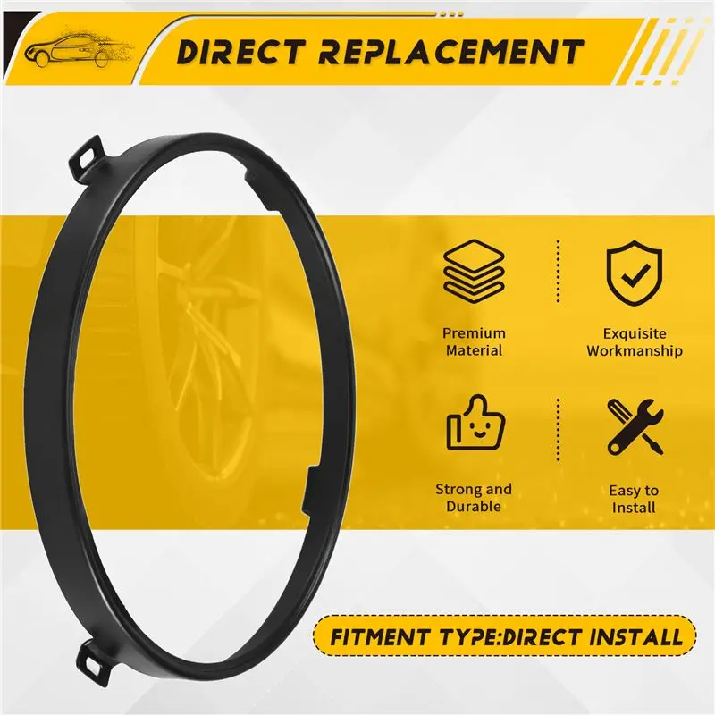 A64P-2Pcs لسيارة جيب رانجلر Jk Tj 07-17 7 بوصة Led المصباح حلقة مستديرة تصاعد قوس لحاملي مصباح تصاعد المصباح #4