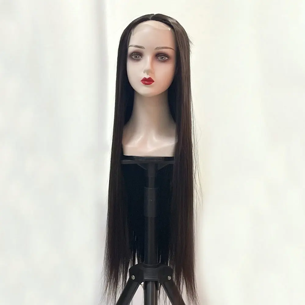 Adorable Protein Fiber Mixed Synthetic Hair 4*4 T Part Lace Wig,30