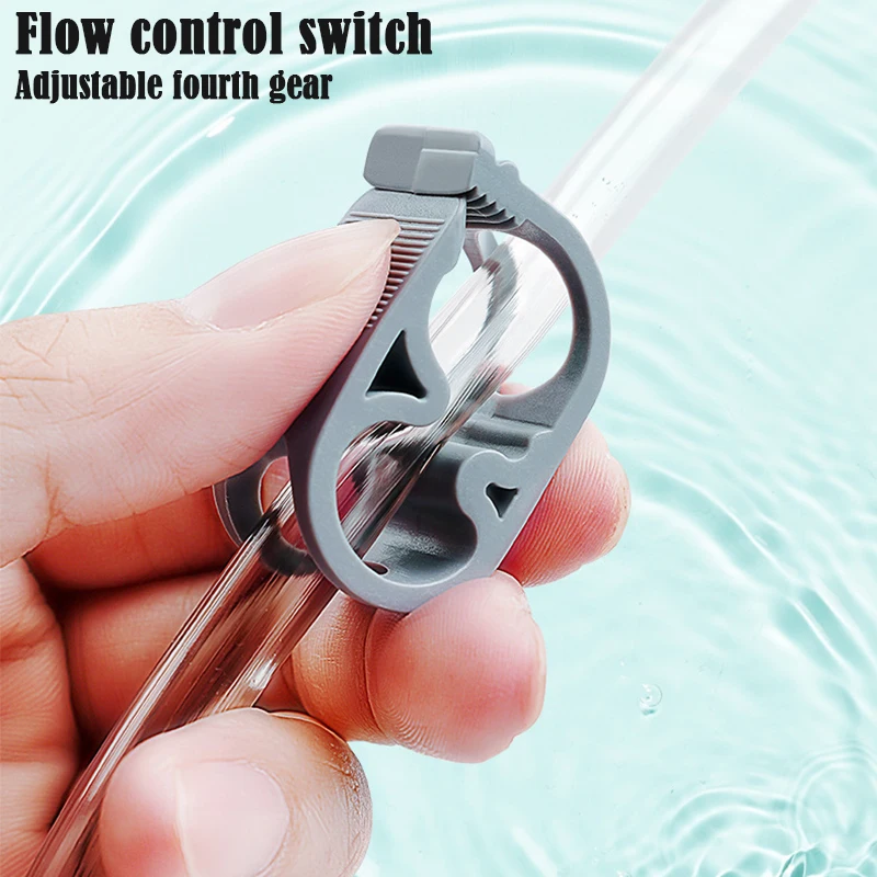 Aquarium Water Exchanger Siphon Tube Fish Tank Cleaner Vacuum Manual Suction of Fish Feces Aquarium Mini Cleaning Tool