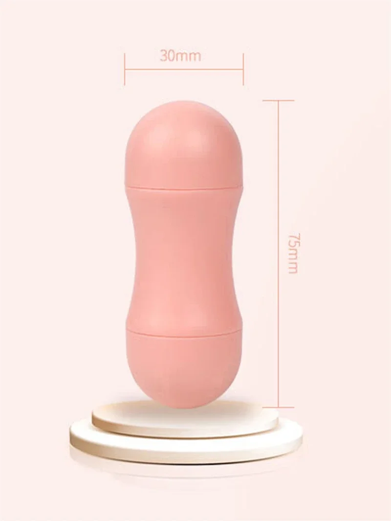 ลูกกลิ้งดูดซับน้ํามัน 2 ลูกเครื่องมือดูแลผิวหินภูเขาไฟโช้คน้ํามันล้างทําความสะอาดได้ Facial Oil Removing Care ผิวแต่งหน้าเครื่องมือ