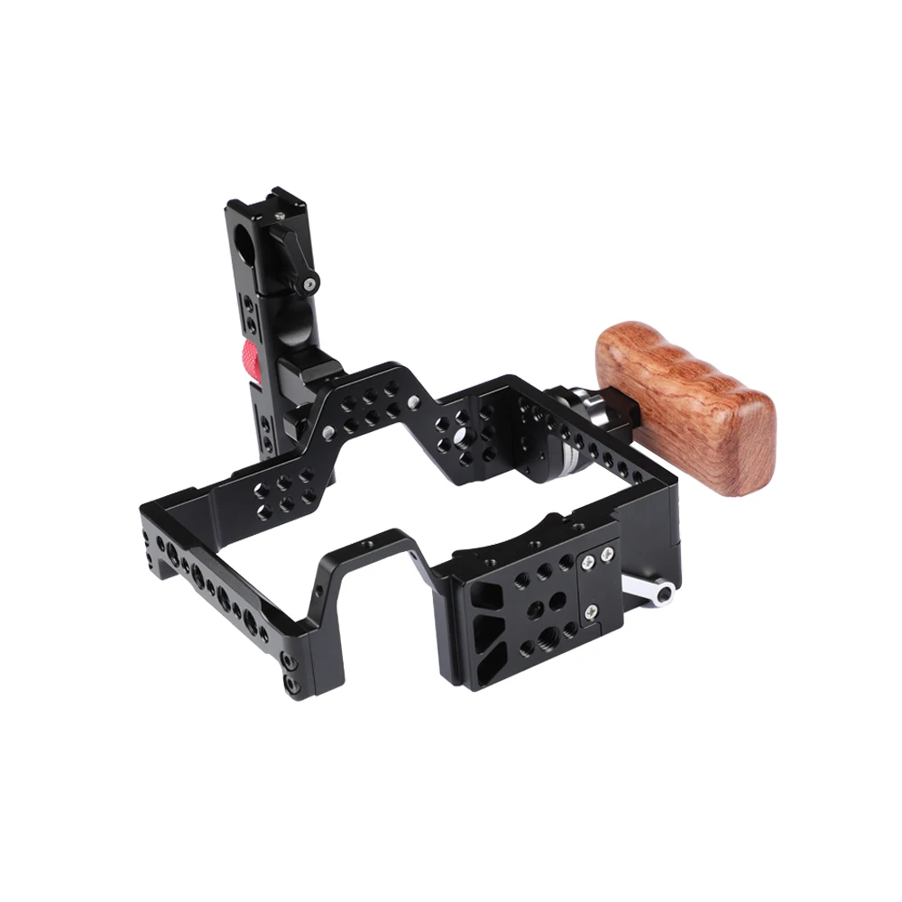 SZRIG Full Camera Cage With Top Handle Cheese Handle And Arri Rosette For Sony a7 II a7R II a7S II a7 III a7R III a9 Series