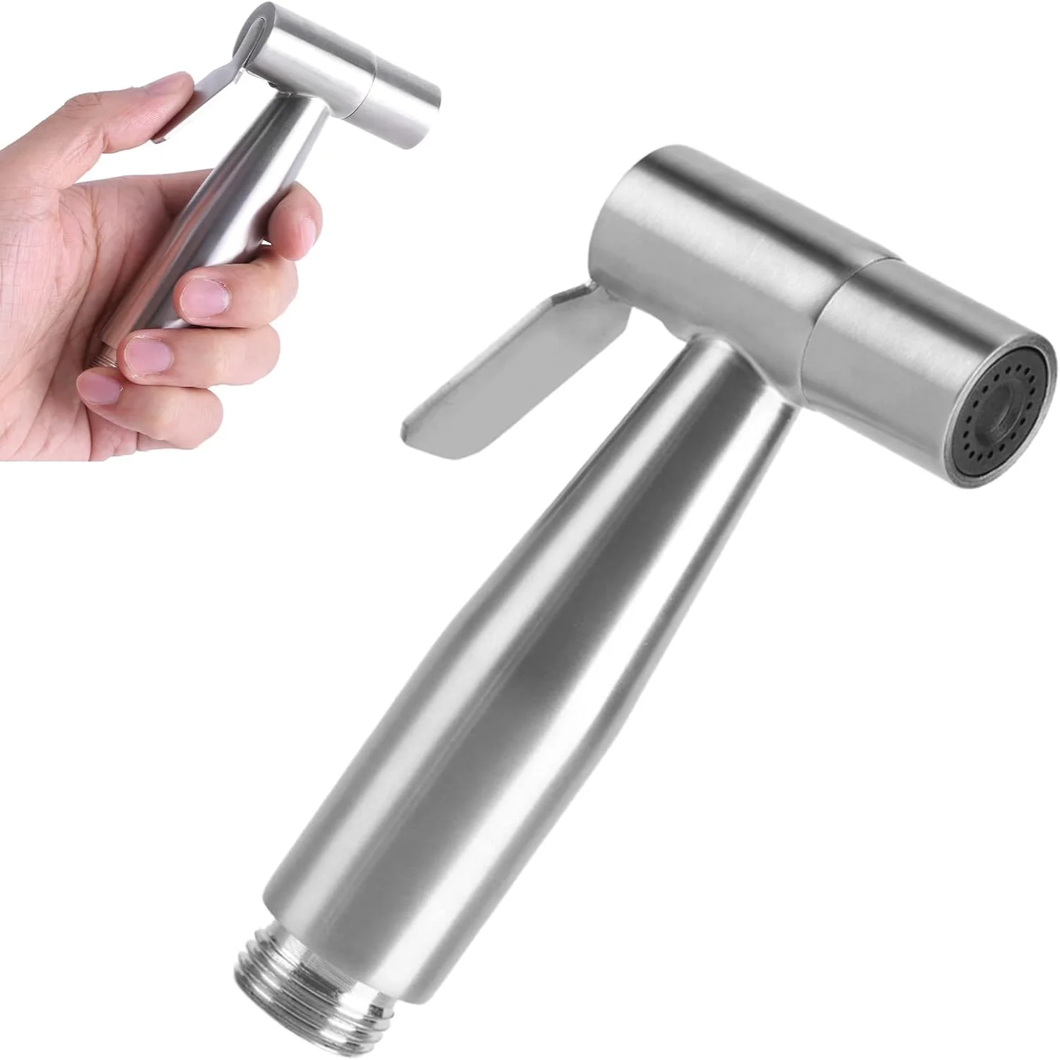 

Bidet Sprayer for Toilet, Diameter 25mm / 0.98'', Stainless Steel Handheld Bidet Sprayer, Cloth Bathroom Diaper Sprayer for Kitc