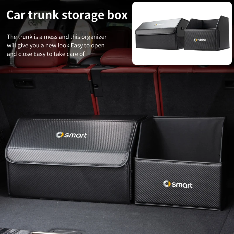 Car Trunk Storage Box Multiuse Portable travel Organizer Tools Bag For Smart Fortwo 451 450 453 EQ Forfour Coupe Cabrio Crossbla