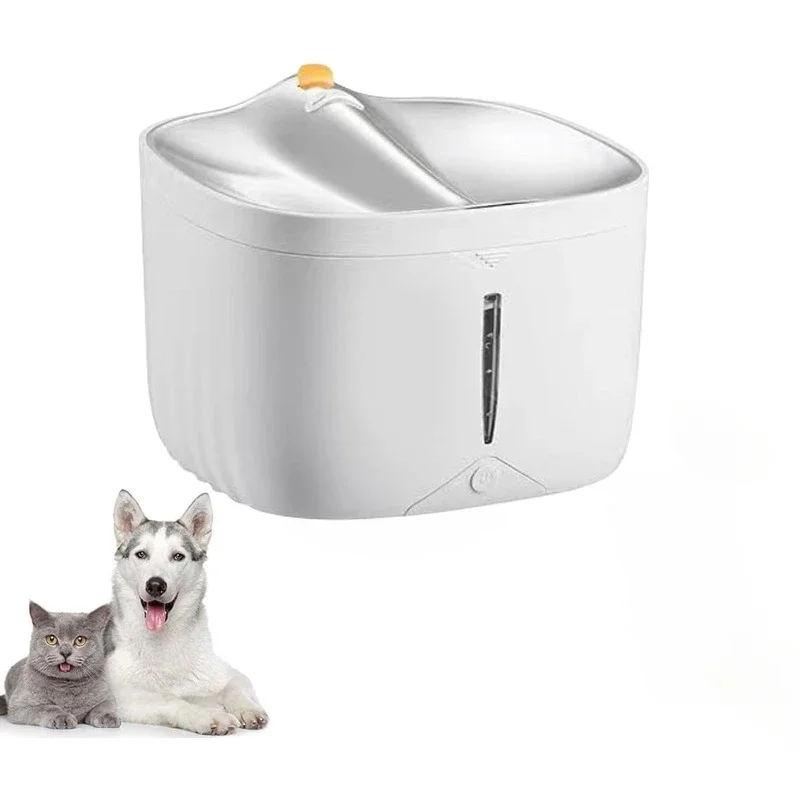 

Smart Control Water Fountain for Cat and Dog Inside, App Monitoring, Automatic Pet Drink Dispenser, Tuya Smart Control, 2L