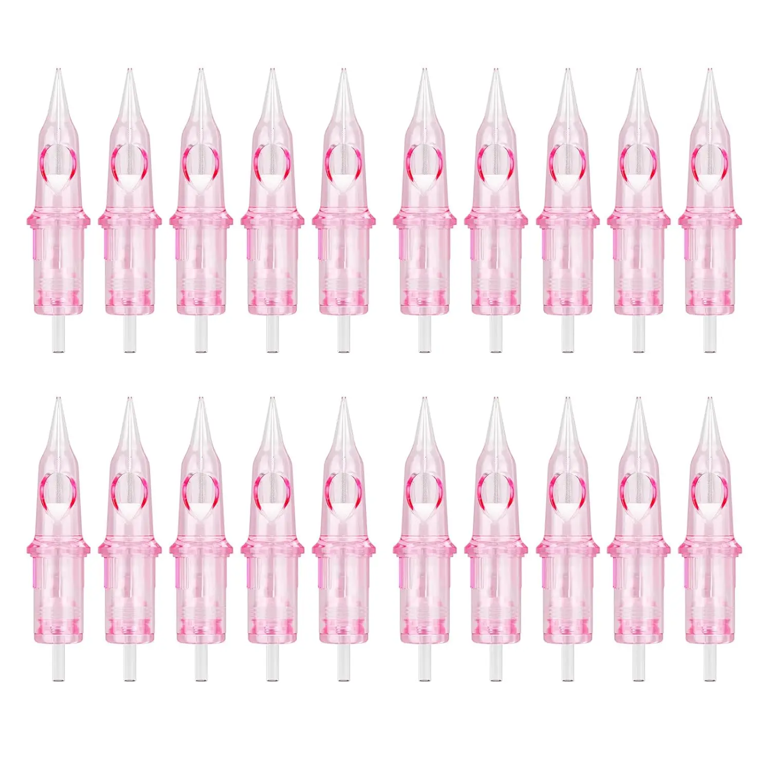 

Профессиональные одноразовые картриджи для татуировок, 20 шт. # 10 круглых игл Liner Bugpin, совместимых с роторными и ручными машинками