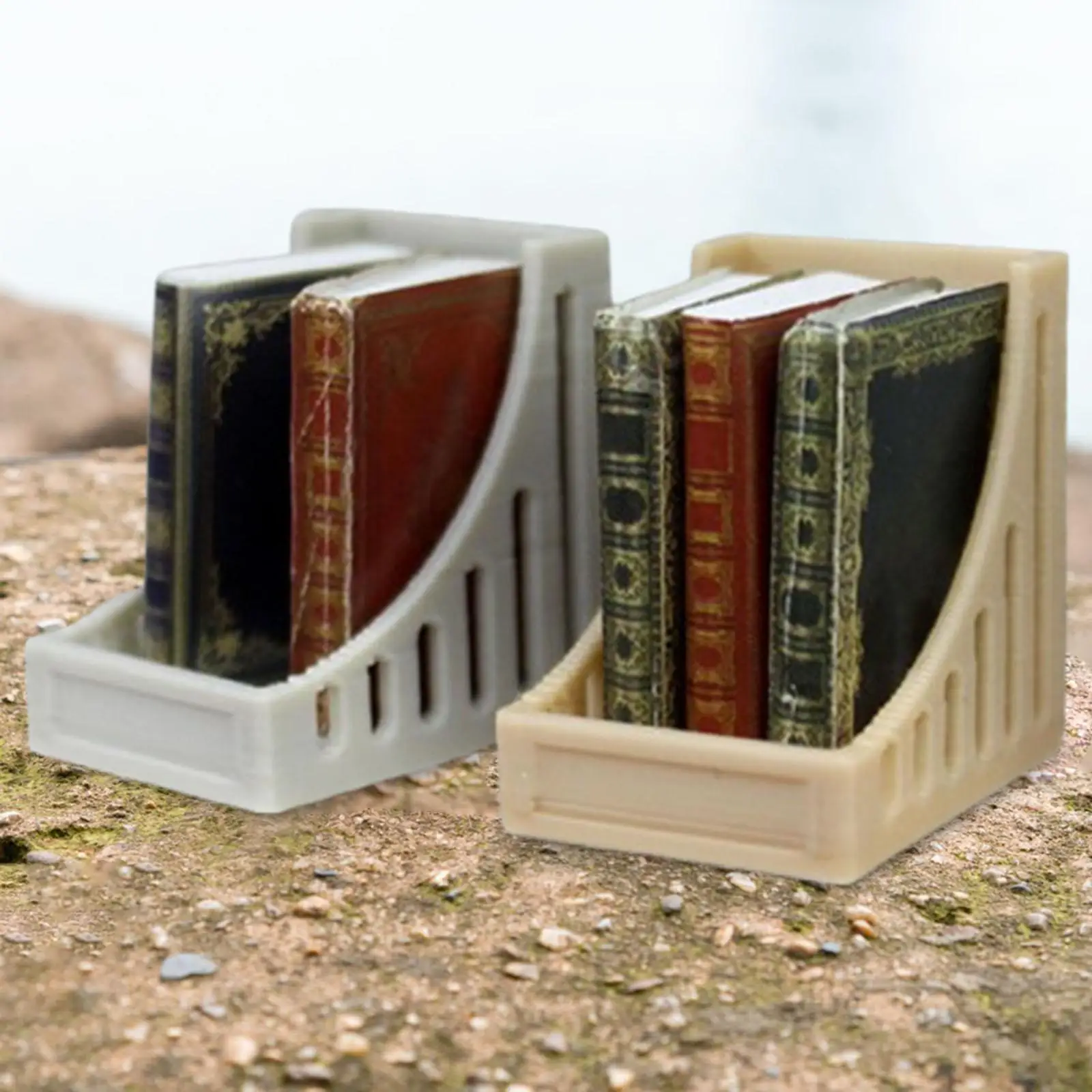 5x poppenhuis boekenkast miniatuur boekenkast poppenhuis 1:12 klein