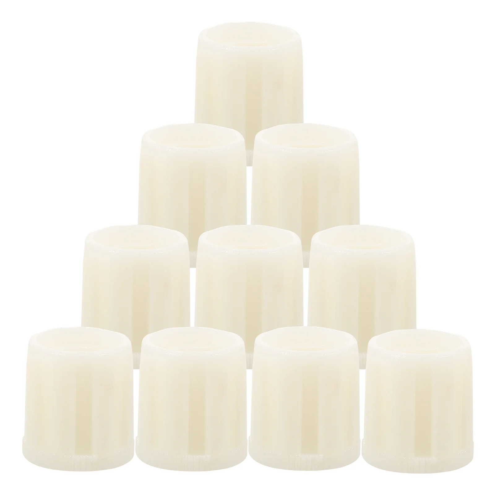 10 قطعة استبدال المسمار المقابس لفرشاة المرحاض مقابض العالمي البلاستيك الجوز عدة انفصال تصميم دوامة المكونات الداخلية