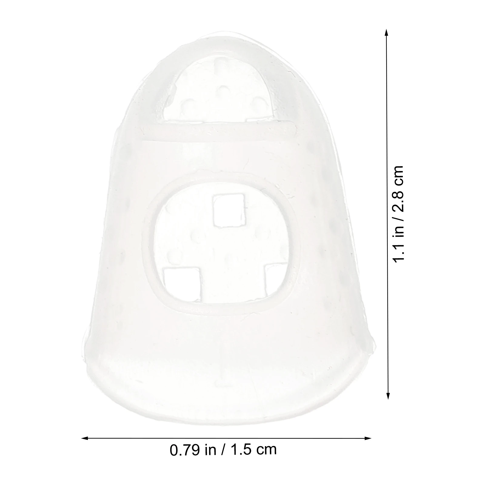 

40 PCS Guitar Finger Protective Cover Protectors Silicon Fingertip Playing Silicone White Covers