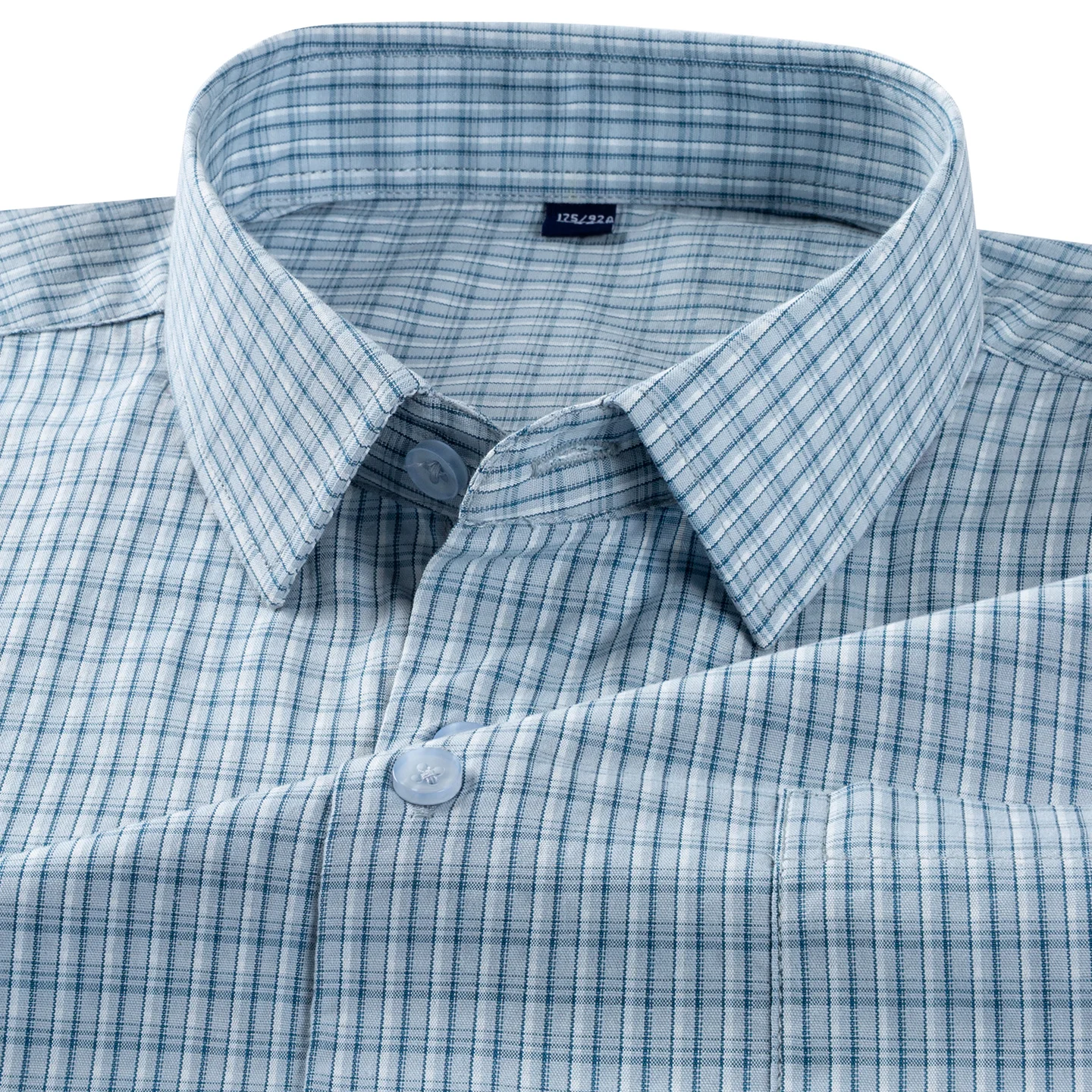 New Mens Checkered Striped Shirt Short-Sleeved Fashionable Korean Style Summer Cotton+Linen Slim Fit Casual Trip Soft Thin Tops