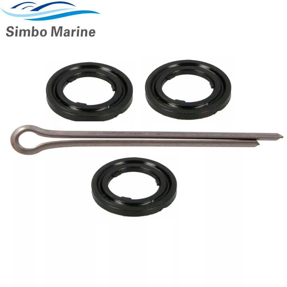 

НОВАЯ прокладка сливной пробки для подвесного мотора Suzuki 09168-10022 с штифтом 18-8331