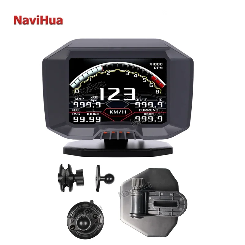 

New Automotive Diagnostic Tools Magician F9 Car OBD GPS Meter Digital Speedometer Universal LCD Monitor Mini Smart Warning Guage