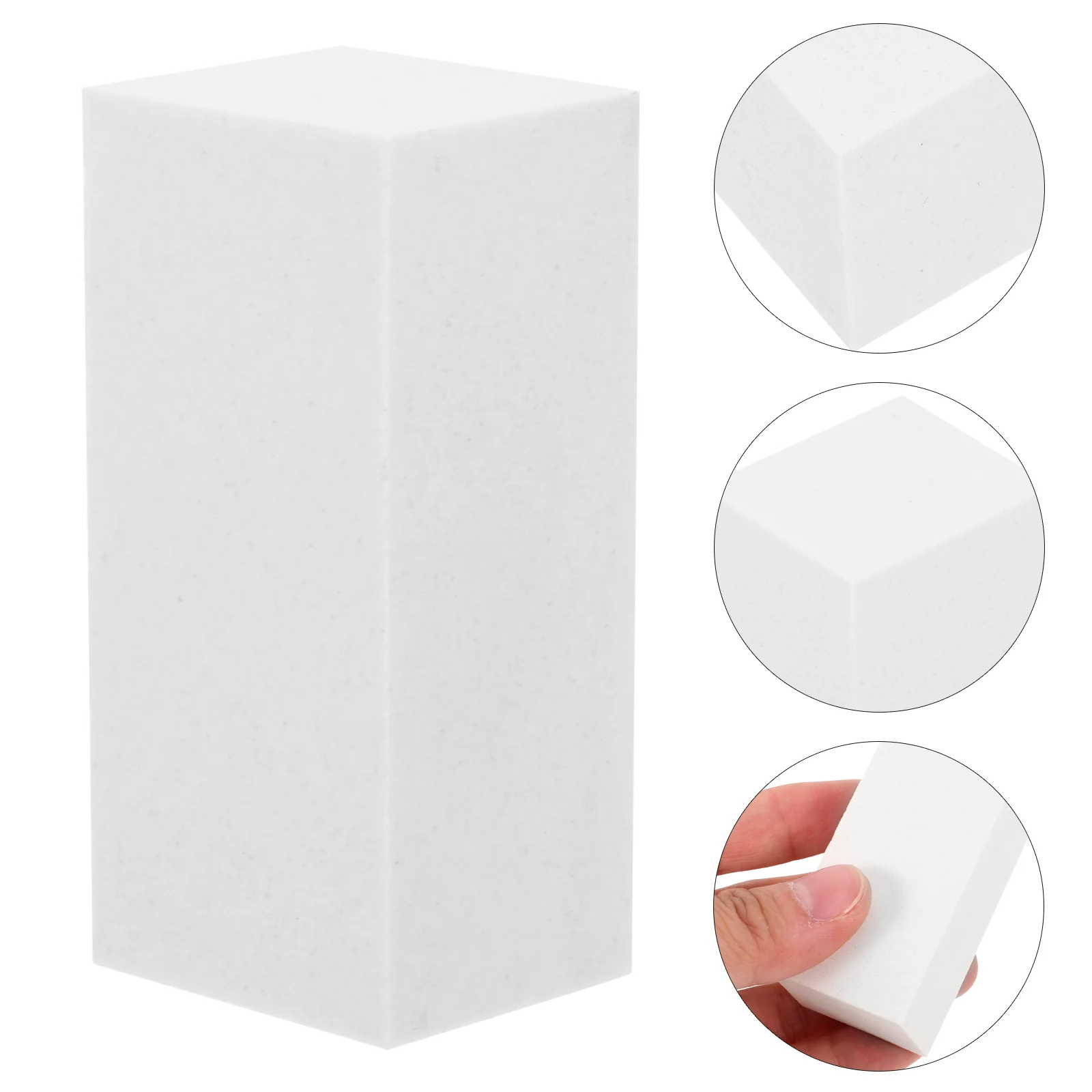 White Corundum Correction Stone Dual Sided Flattening Block for Repair Double Whetstone Home