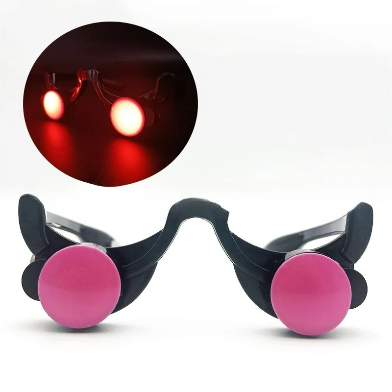 Color bubble light luminous necklace Colorful flash bubble necklace 9 light luminous necklace