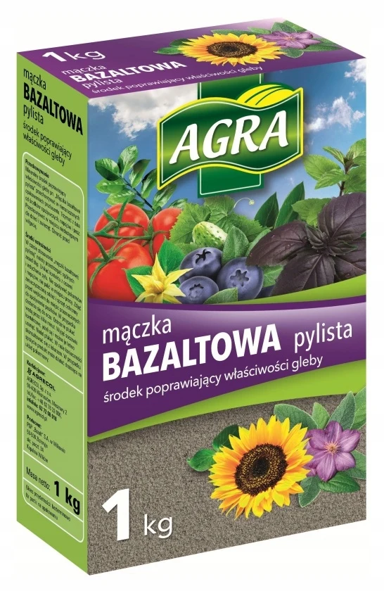 Agra meststof basaltmeel verbetert de bodem eigenschappen 1kg