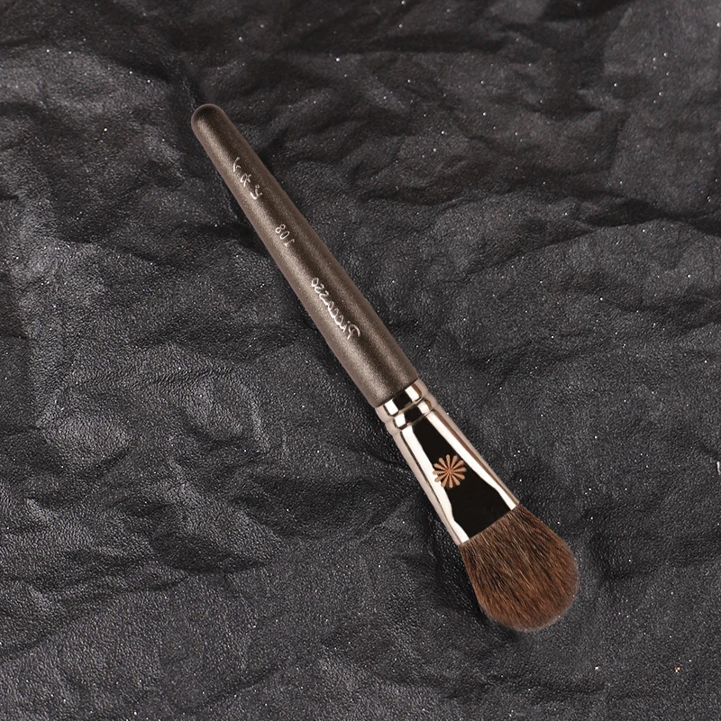 Piccasso pinceau de maquillage gris 108 pinceau à Blush doux polaire bois massif professionnel lisse pinceau à Blush délicat pinceau de maquillage pour le visage