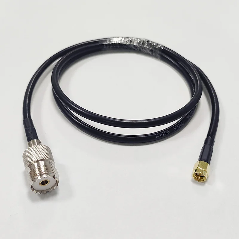 SMA Male Plug to UHF Female Jack SO-239 Coaxial Cable RG174 RG316 RG58 RG142 50 Ohm Custom Length RF Antenna Pigtail Jumper