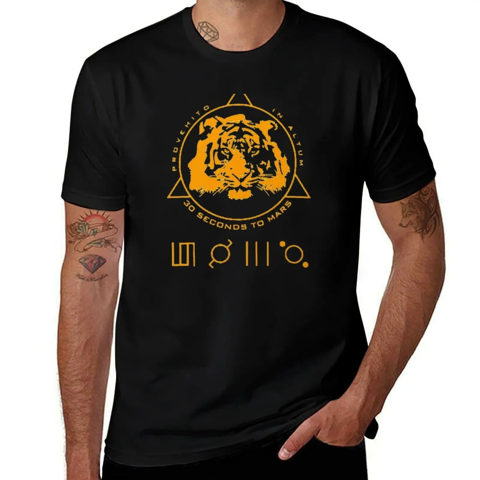 

mars yellow package graphic t man cotton for shirt to t man shirts man T-Shirt tiger casual t-shirt plain black