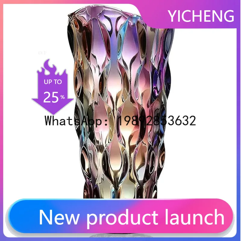 

Hys glass vase living room hotel flower arrangement decoration utensils