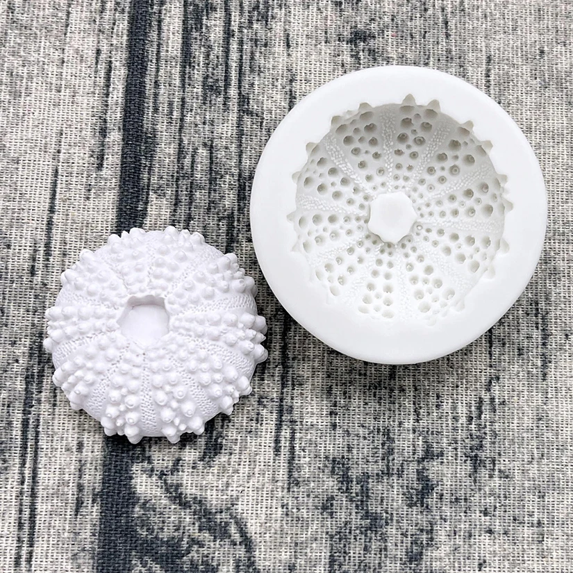 Sea Urchin Shell Silicone Cake Baking Mold Sugarcraft Chocolate Cupcake Resin Tools Fondant Cake Decorating Tools