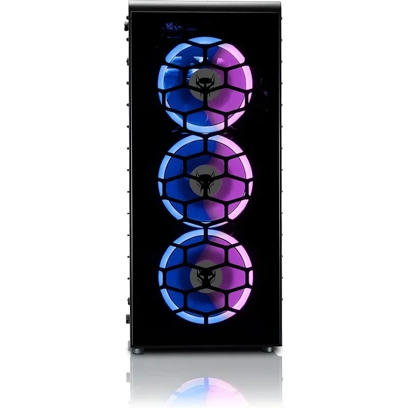 Q3 Essential Gaming, PC da gioco a 8 fili, AMD Ryzen 5 4X 3,90 GHz, grafica 4K Vega 11 Core, 16 GB di RAM, SSD da 1 TB, HDMI, W