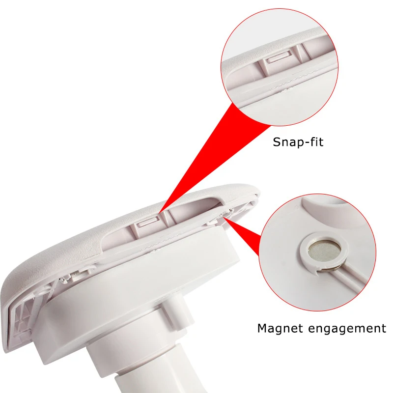 RV Gravity Inlet with Magnetic Cap Campervan Fresh Water Filler with Lock For Caravans Motorhomes Gravity Inlet Cap