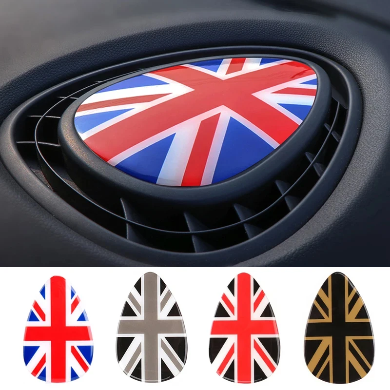 

3D приборная панель автомобиля, вентиляционное отверстие переменного тока, центральная консоль, наклейка для MINI COOPER S Clubman F55 F56 F54, наклейка для украшения интерьера автомобиля