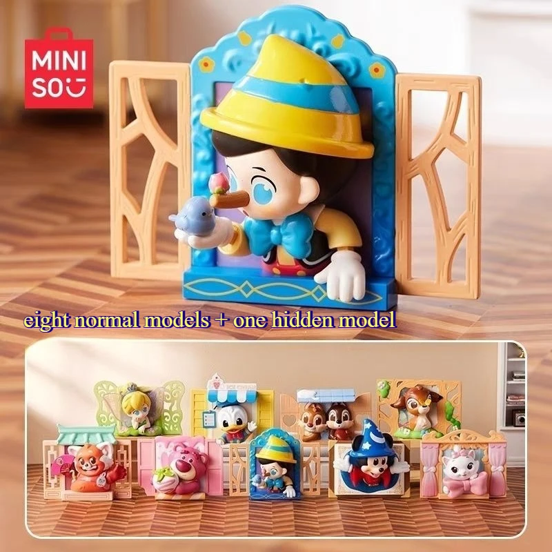 

Miniso New Blind Box Fairytale Stamp Window Side Story Series Mystery Boxes Children Anime Figure Christmas Gifts