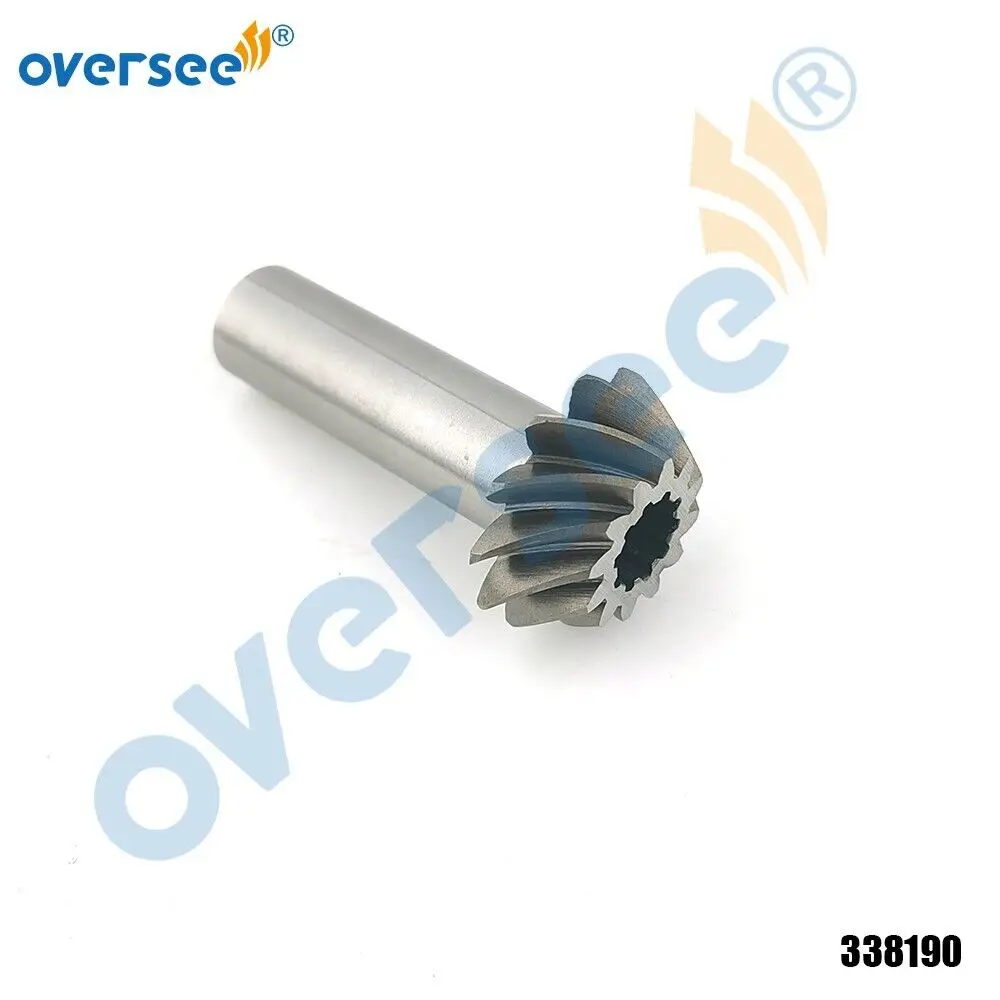 Evinrude Johnson 선외기용 구동축 피니언 기어, 338190 -12T, 8-9.9-10-115 HP