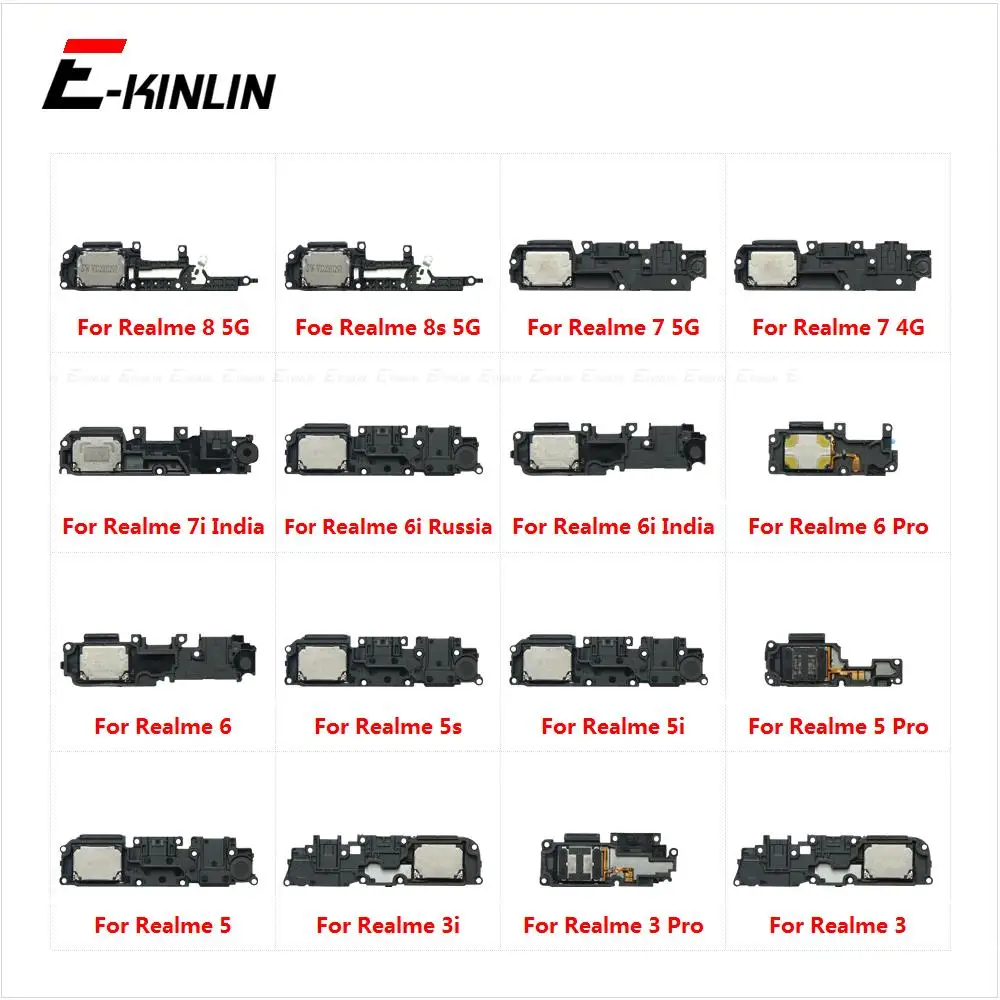 Rear Bottom Buzzer Ringer Loudspeaker For OPPO Realme 8 8s 8i 7 7i 6i 6 5s 5i 5 3i 3 Pro 5G 4G Loud Speaker Flex Cable