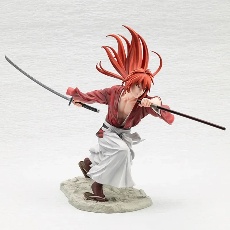 In Stock Genuine Original KOTOBUKIYA ARTFX J HIMURA KENSHIN & Sagara Sanosuke & Saito Hajime Rurouni Kenshin Anime Figure Dolls