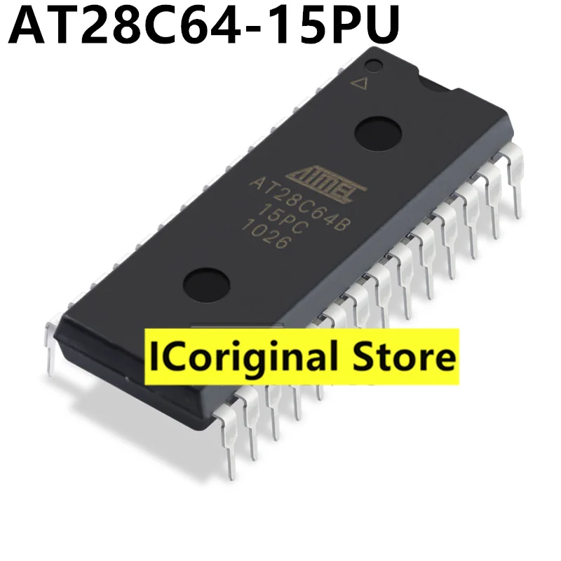 IC chip AT28C64-15PU AT28C64-15PC DIP-28 Single chip computer memory chips  Electronic components AT28C64