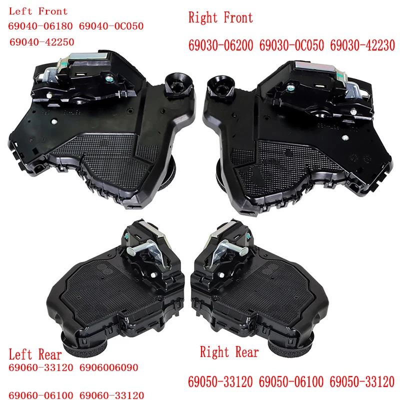

Автомобильный дверной замок 69040-06180 69060-06100 69050-06100 69030-06200 Привод дверного замка для LEXUS ES GS GX TOYOTA 4 RUNNER AURIS CAMRY