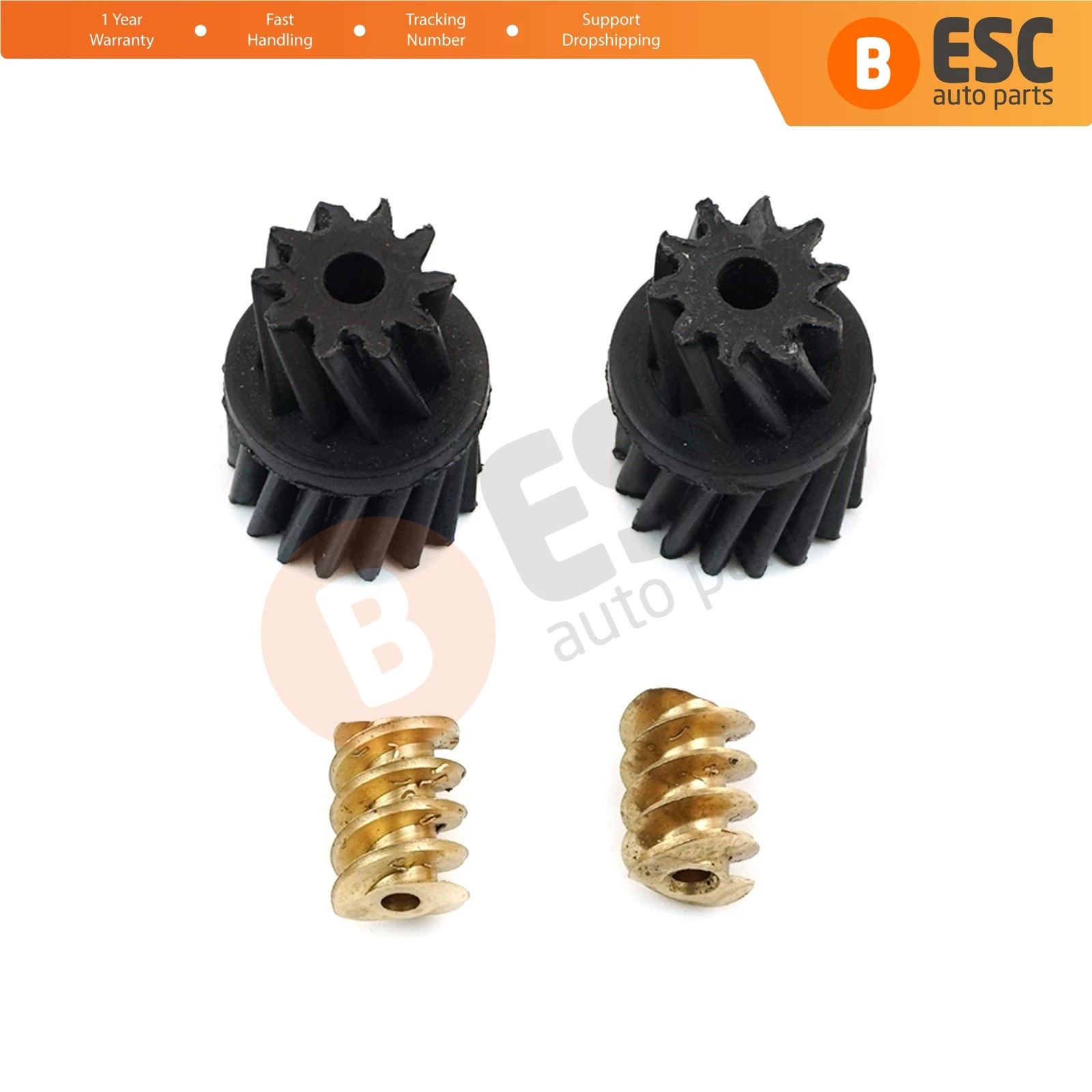 ESC Auto Parts EDP644-1 2 Sets Door Lock Actuator Latch Cog Repair Gears 2037200135 for Mercedes W203  W211 CLK W209 A209