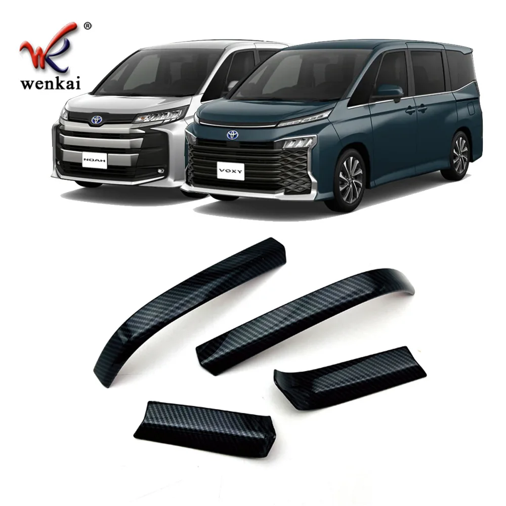 

4Pcs ABS Chrome Side Rearview Mirror Strip Cover Trims Sticker For Toyota Noah Voxy 90 Series 2022