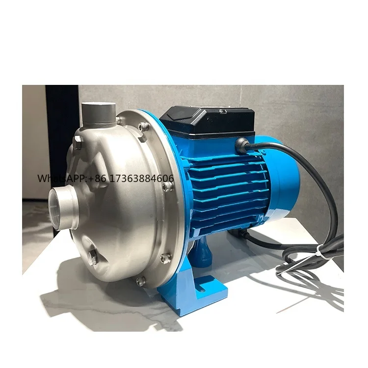 

2026 Hot selling2HP SS Electric Water Pump High-pressure Stainless Steel Centrifugal Pumps