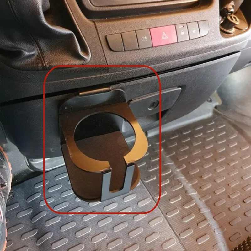 

Car Cup Holder ABS Plastic Bracket For Fiat Ducato Peugeot Boxer Citroen Jumper Cup Holder For Beverage Storage Compartment Lid