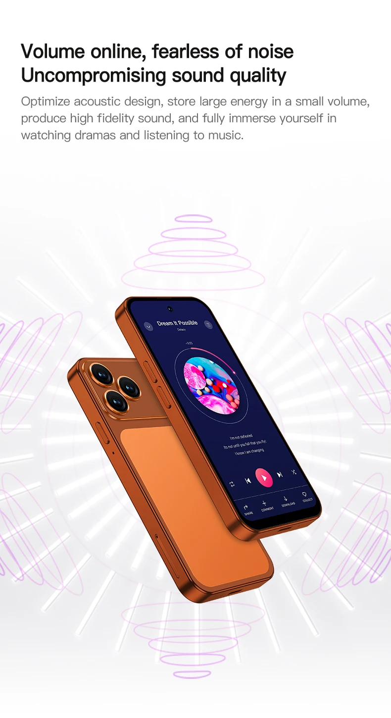 SERVO Mini 4G Smartphone 4.5" HD Android 10 Dual SIM Standby Face Unlock 2GB+16GB 3GB+64GB WiFi GPS Pocket Backup Mobile Phone