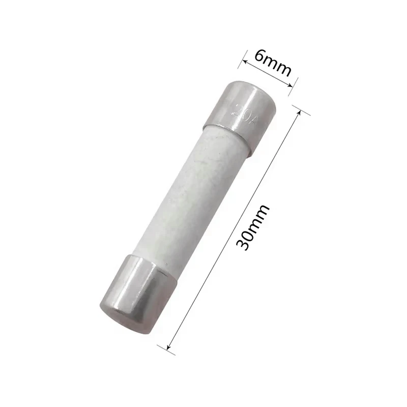 10PCS Ein Verkauf 6*30mm Flinke Rohr Sicherungen 250V 0,5 A 1A 2A 3A 4A 5A 6A 8A 10A 15A 20A 25A 30A AMP Sicherung Keramik Schmelzbaren 6x30 – Detail 5