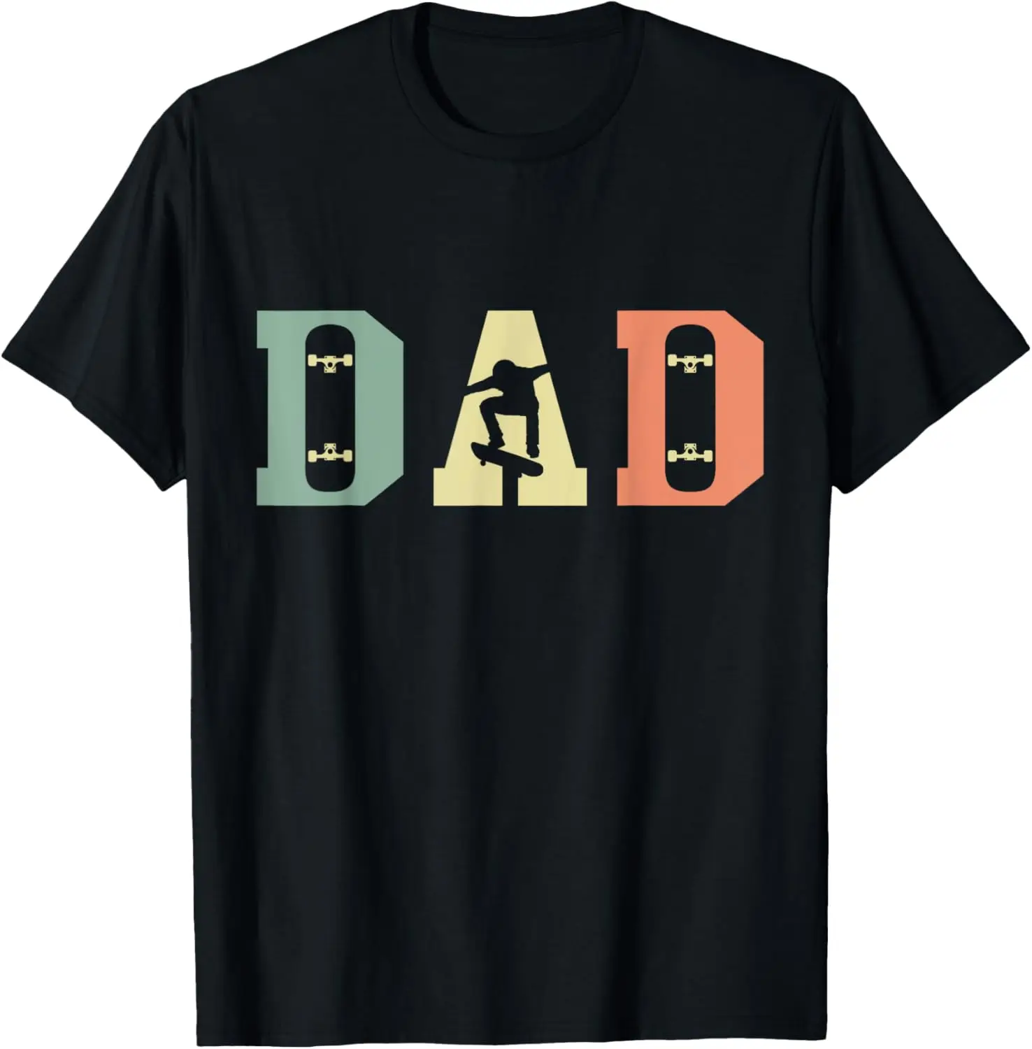 Skateboard Skater Dad Skating Skateboarding Fathers Day T-Shirt