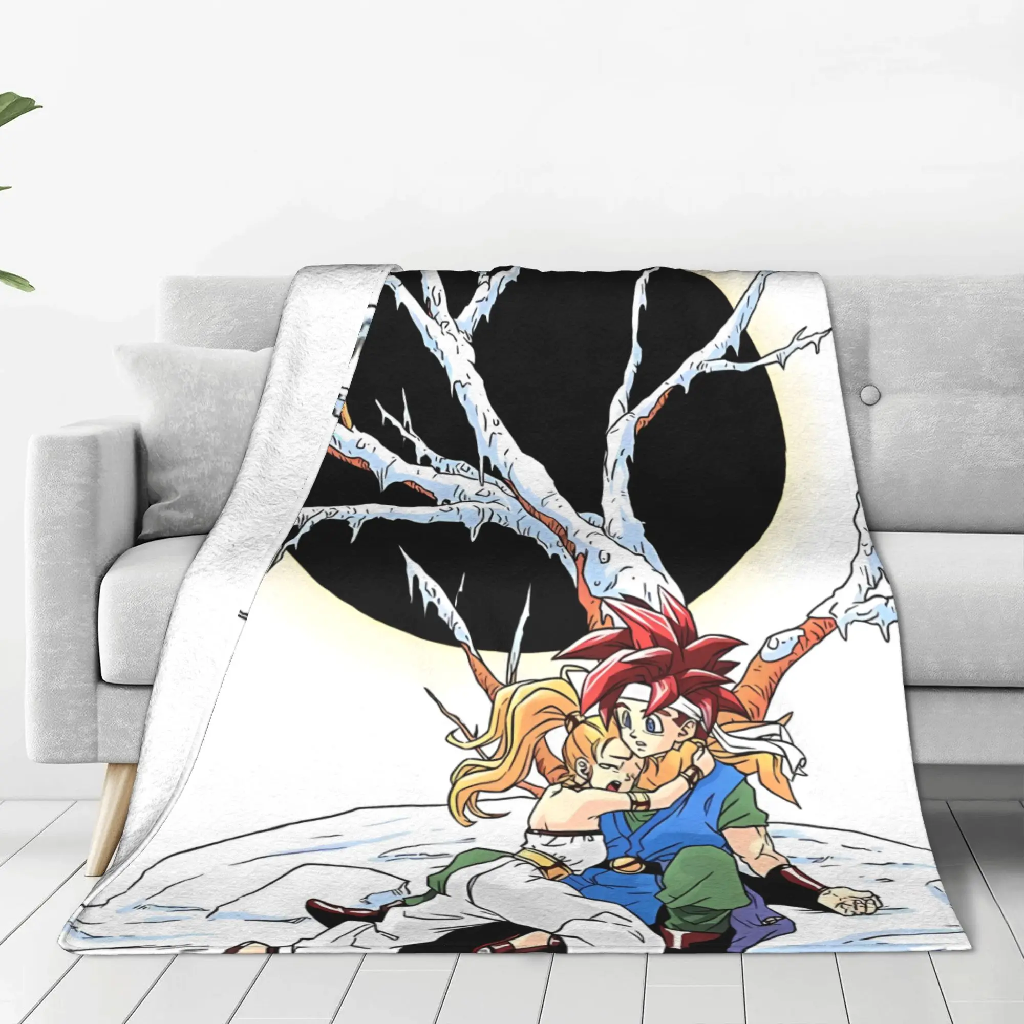 1PC Revived Chrono Trigger Home Room Decorations Winter Blankets For Adults Bedding Home Interior Sofa Knee