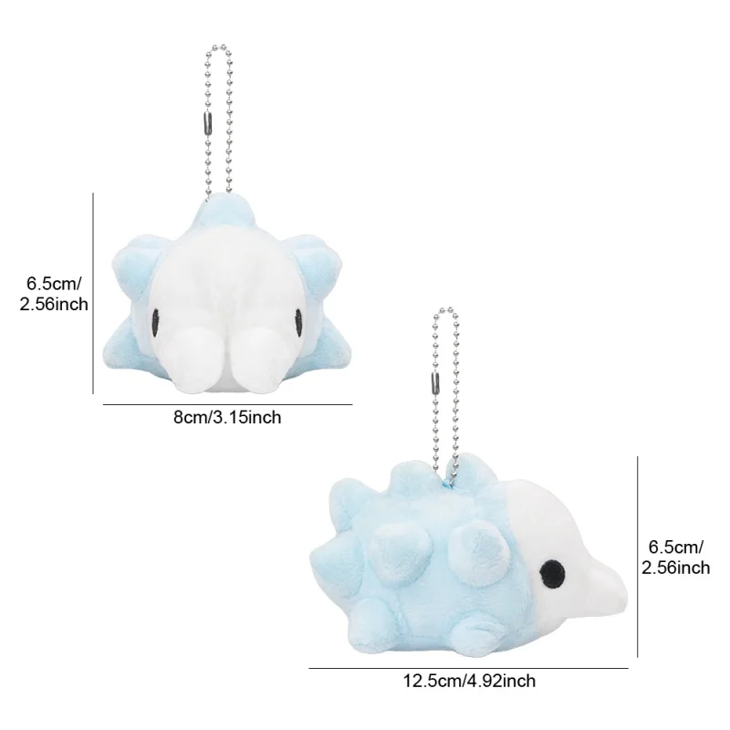 Pokemon Snom ‌ knuffel schattige Snom ‌Sleutelhanger gevulde anime peluche poppen Kerstdecoratie cadeau voor kinderen