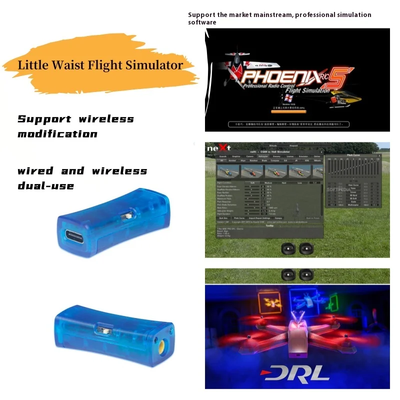 Model Drone  Training 10 In 1 Simulator Usb Encrypted Dog Crossing Machine Drl Dcl Fpv Freeriderair Fixed Wing Fpv Components