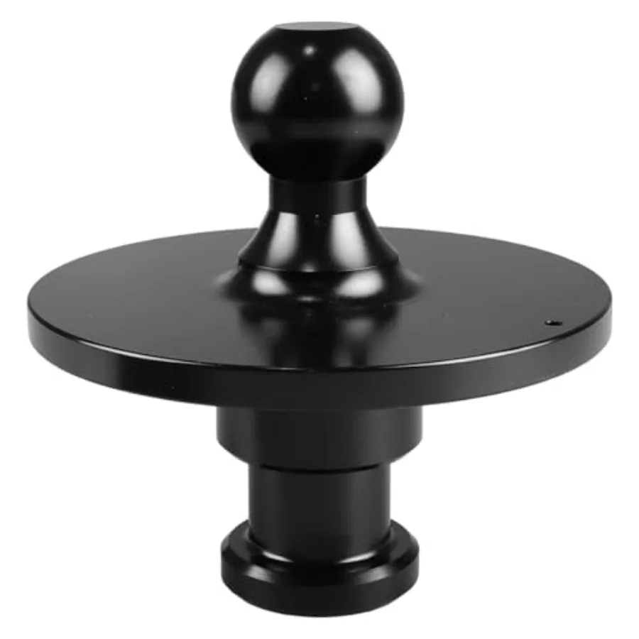 

Fifth Wheel to Gooseneck Ball Adapter, 30, 000 lbs Rated with 2" Kingpin and 2-5/16" Ball, Heavy Duty 1/2" Bolt and 8" Disk, SA
