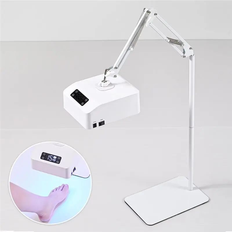 THIVN-US Plug LED High Power Uv Foot Curing Light Rechargeable Gel Paint Dryer Beauty Lamp Foot Switch Floor Lamp